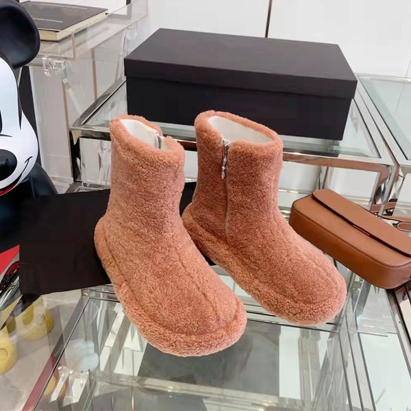 autum winter cool girls warm short boots fashion pure color thermal fluffy furry zipper round toes flat soled outdoor leisure an, Black
autum winter cool girls warm short boots fashion pure color thermal fluffy furry zipper round toes flat soled outdoor leisure an, Black