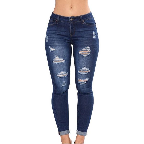 women's jeans mjartoria 2021 women high waist casual denim jeansslim plus size ripped hole long regular pants mom, Blue
women's jeans mjartoria 2021 women high waist casual denim jeansslim plus size ripped hole long regular pants mom, Blue