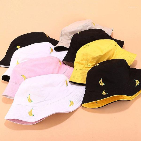 cloches cotton fruit banana double-sided wear bucket hat fisherman outdoor travel sun cap hats for men and women 891
cloches cotton fruit banana double-sided wear bucket hat fisherman outdoor travel sun cap hats for men and women 891