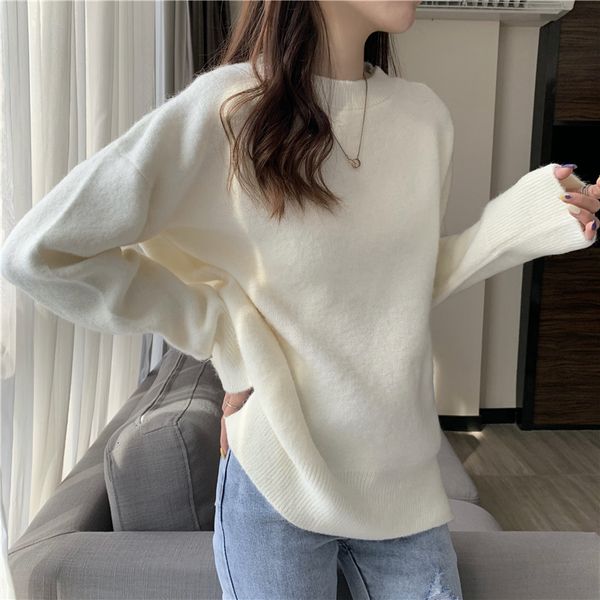 2021 new autumn basic o-neck knitted jumpers for women casual long sleeve winter sweater female pullovers eu56, Black
2021 new autumn basic o-neck knitted jumpers for women casual long sleeve winter sweater female pullovers eu56, Black