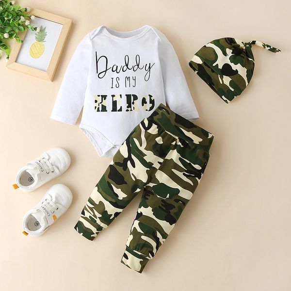 infant boutique camouflage clothing cool baby boy rompers set 0-2 years old long-sleeved newborn clothes baby outfitsq1221, White
infant boutique camouflage clothing cool baby boy rompers set 0-2 years old long-sleeved newborn clothes baby outfitsq1221, White