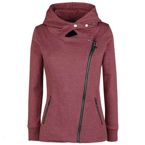 and winter 2020 new loose autumn zipper clear color hooded fce women's sweater, Black
and winter 2020 new loose autumn zipper clear color hooded fce women's sweater, Black