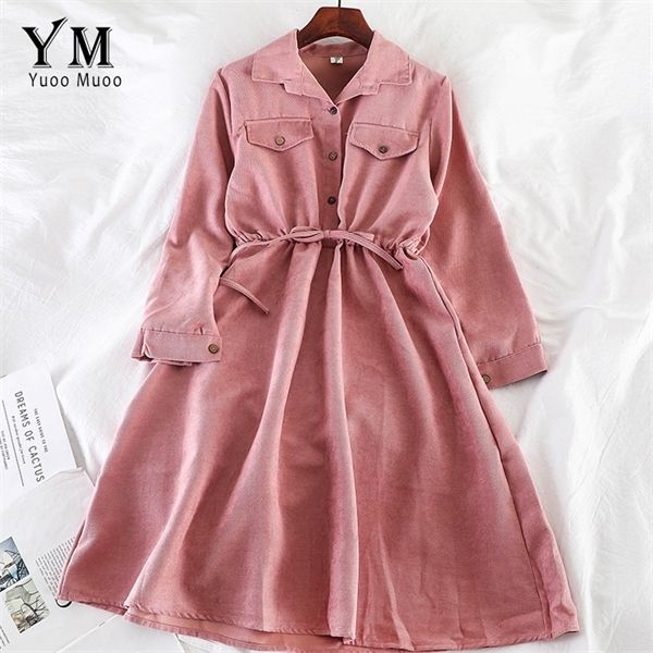 yuoomuoo vintage pockets design women shirt dress 2020 autumn winter drawstring a line midi dress elegant ladies office dresses h1210, Black;gray
yuoomuoo vintage pockets design women shirt dress 2020 autumn winter drawstring a line midi dress elegant ladies office dresses h1210, Black;gray