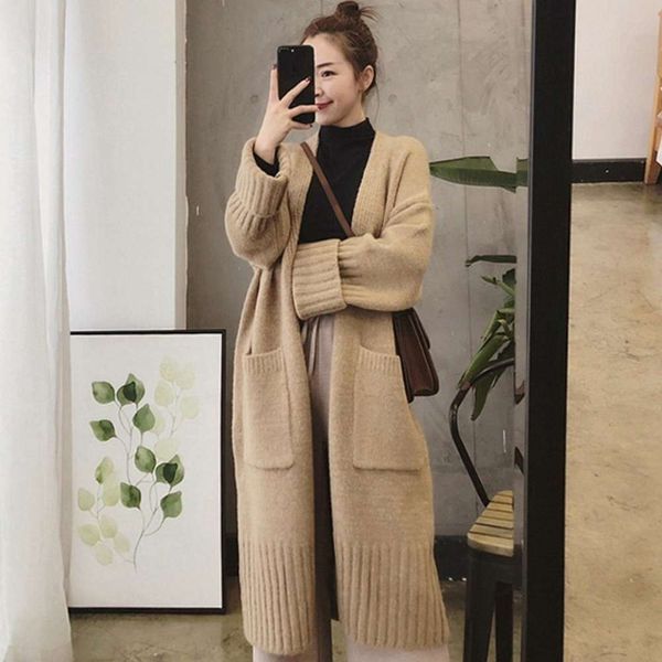 autumn and winter 2020 new korean lazy wind loose medium length knitted cardigan foreign style sweater coat women's wear ing, White;black
autumn and winter 2020 new korean lazy wind loose medium length knitted cardigan foreign style sweater coat women's wear ing, White;black