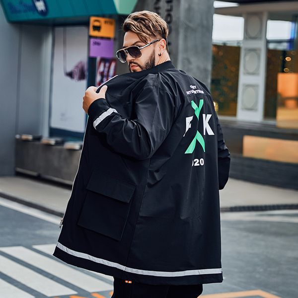 fashion brand large men's physical fat autumn new oversized leisure windbreaker coat medium length collar, Tan;black
fashion brand large men's physical fat autumn new oversized leisure windbreaker coat medium length collar, Tan;black