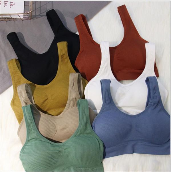 gym clothing peachtan v neck sports bra women fitness seamless yoga underwear ribbed sport vest backless push up, White;black
gym clothing peachtan v neck sports bra women fitness seamless yoga underwear ribbed sport vest backless push up, White;black