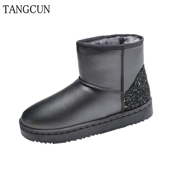женщины boots марка зимняя обувь теплый черный круглый toe casual женский снег сапоги мода удобный хлопок обувь 36-40 tc, Black
женщины boots марка зимняя обувь теплый черный круглый toe casual женский снег сапоги мода удобный хлопок обувь 36-40 tc, Black