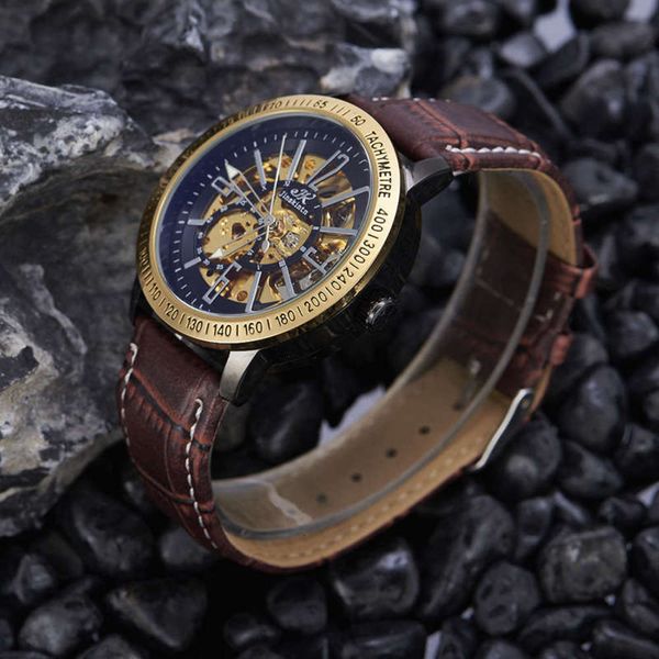 automatic hollow business strap men's leather mechanical waterproof watch b6jx, Slivery;brown
automatic hollow business strap men's leather mechanical waterproof watch b6jx, Slivery;brown