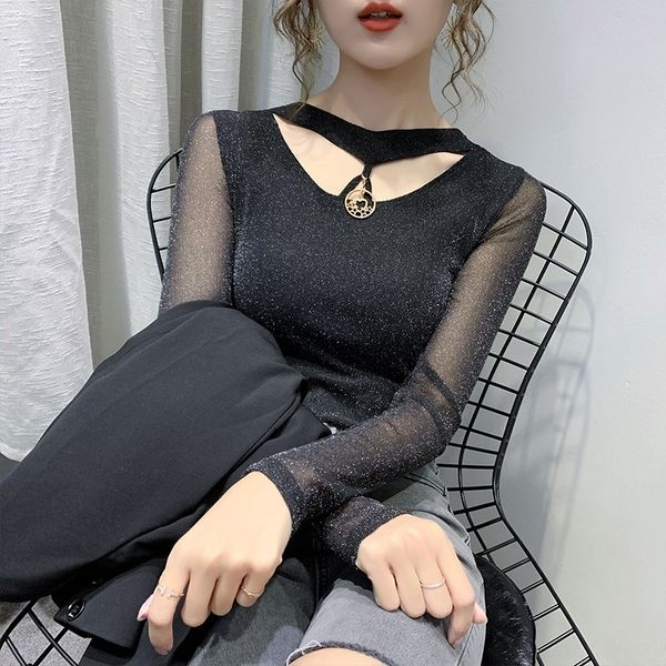2020 осень новый стиль женской моды сетки внешней t- shirtstyle верх дна рубашку тонкий длинный рукав футболку для женщин diqjl, White
2020 осень новый стиль женской моды сетки внешней t- shirtstyle верх дна рубашку тонкий длинный рукав футболку для женщин diqjl, White