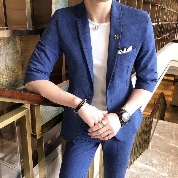 blue mens suits designers 2020 summer fashion dress men prom suits traje hombre slim fit social club mens casual smocking1, White;black
blue mens suits designers 2020 summer fashion dress men prom suits traje hombre slim fit social club mens casual smocking1, White;black