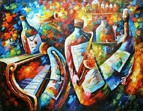 leonid afremov canvas art "bottle jazz" home decoration wall decor oil painting on canvas wall art canvas pictures for living room
leonid afremov canvas art "bottle jazz" home decoration wall decor oil painting on canvas wall art canvas pictures for living room