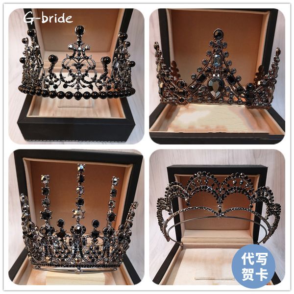 atmosphere bride dark black round net red wedding ceremony crown portrait p headdress, Silver
atmosphere bride dark black round net red wedding ceremony crown portrait p headdress, Silver