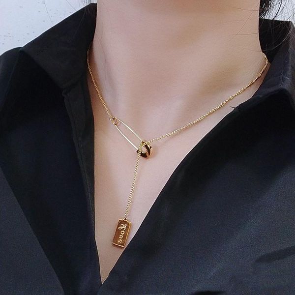 chokers silver color stainless steel pin square tassel choker necklace women chains jewelry on the neck female necklaces accessories, Golden;silver
chokers silver color stainless steel pin square tassel choker necklace women chains jewelry on the neck female necklaces accessories, Golden;silver
