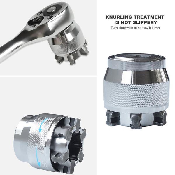 10-19mm 3/8 inch adjustable hexagon universal socket driver torque ratchet socket adapter wrench head wrench repair tool
10-19mm 3/8 inch adjustable hexagon universal socket driver torque ratchet socket adapter wrench head wrench repair tool