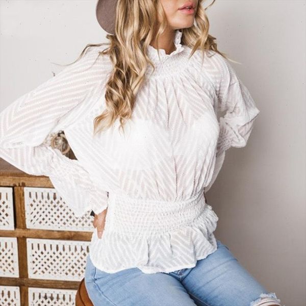 white mesh womens blouses autumn turtleneck chiffon ladies fashion shirt drop shipping good quality
white mesh womens blouses autumn turtleneck chiffon ladies fashion shirt drop shipping good quality
