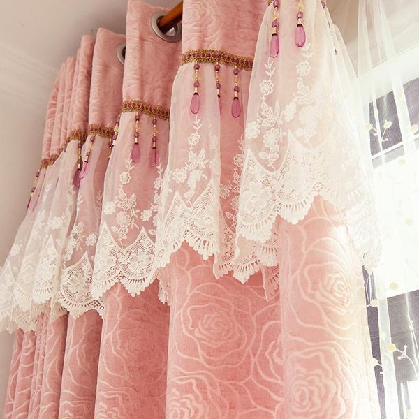 custom made luxury princess beauty curtain for girl's bedroom lace sheer tulle princess ins curtain living room window curtains1
custom made luxury princess beauty curtain for girl's bedroom lace sheer tulle princess ins curtain living room window curtains1