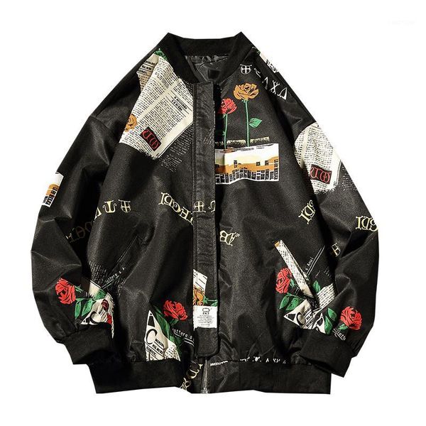 hip hop mens jackets and coats flower harajuku jacket japanese streetwear zipper stand jacket coat autumn winter1, Black;brown
hip hop mens jackets and coats flower harajuku jacket japanese streetwear zipper stand jacket coat autumn winter1, Black;brown