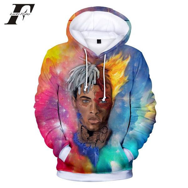 xxxtentacion 3d печати пуловер hoodie фуфайка мужчины o-образный вырез карманный ударил хмель с длинными рукавами с капюшоном streetwear сво, Black 
xxxtentacion 3d печати пуловер hoodie фуфайка мужчины o-образный вырез карманный ударил хмель с длинными рукавами с капюшоном streetwear сво, Black