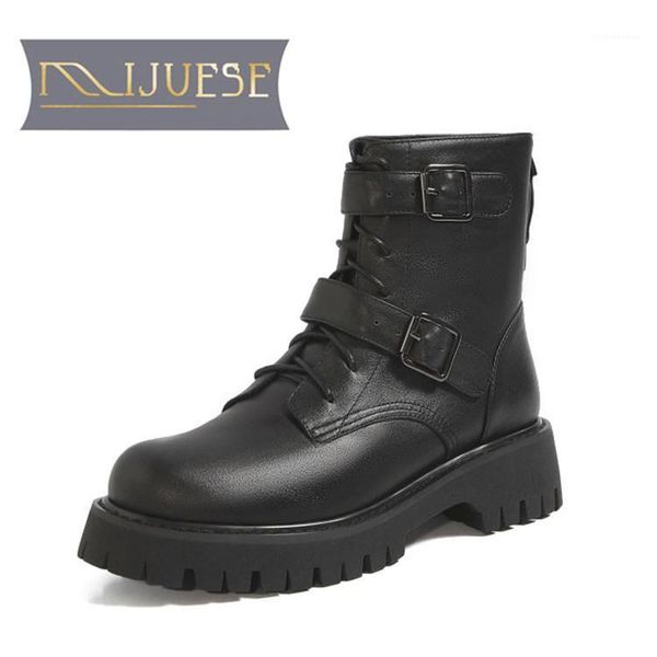 boots mljuese 2021 women ankle cow leather winter short plush round toe zipper buckle strap med heels female riding boot size 391, Black
boots mljuese 2021 women ankle cow leather winter short plush round toe zipper buckle strap med heels female riding boot size 391, Black