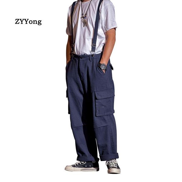 men's pants jumpsuit men overalls bib cargo loose straight big pocket freight hip hop streetwear casual dad wide leg trousers, Black
men's pants jumpsuit men overalls bib cargo loose straight big pocket freight hip hop streetwear casual dad wide leg trousers, Black