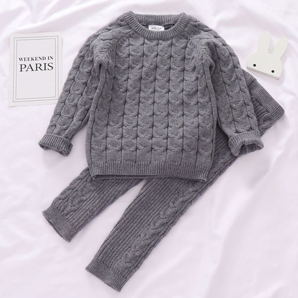 autumn toddler clothing set sweater + pants 2pcs/suit infant knit suit thick warm winter baby girls boys clothes y200325, White
autumn toddler clothing set sweater + pants 2pcs/suit infant knit suit thick warm winter baby girls boys clothes y200325, White