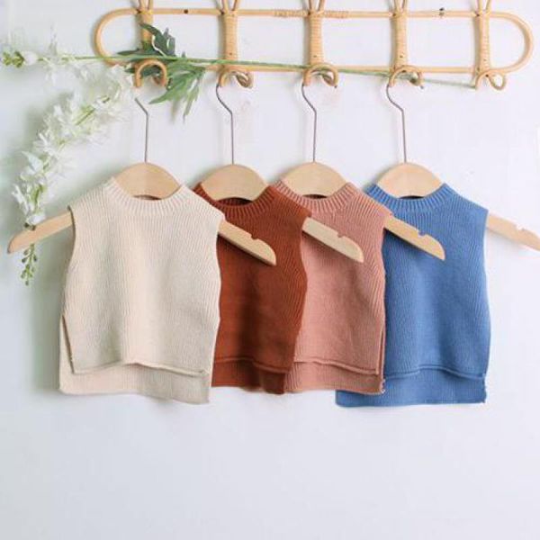pullover baby girls sweaters born girl solid sleeveless vest infant boys knit kids toddler autumn outerwear 12m, Blue
pullover baby girls sweaters born girl solid sleeveless vest infant boys knit kids toddler autumn outerwear 12m, Blue