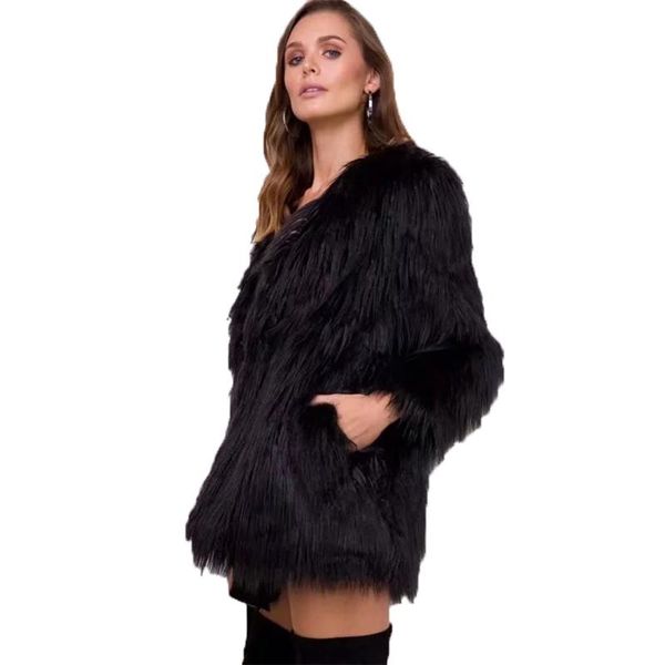 faux fur coat women pink gray black 2020 autumn winter new europe and america long sleeve fashion faux fur jacket feminina lr513
faux fur coat women pink gray black 2020 autumn winter new europe and america long sleeve fashion faux fur jacket feminina lr513