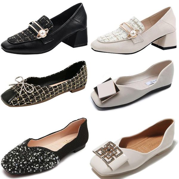 2021 high heels designer original women party wedding triple black nude white thick heel asakuchi square head flat dress shoes great value
2021 high heels designer original women party wedding triple black nude white thick heel asakuchi square head flat dress shoes great value