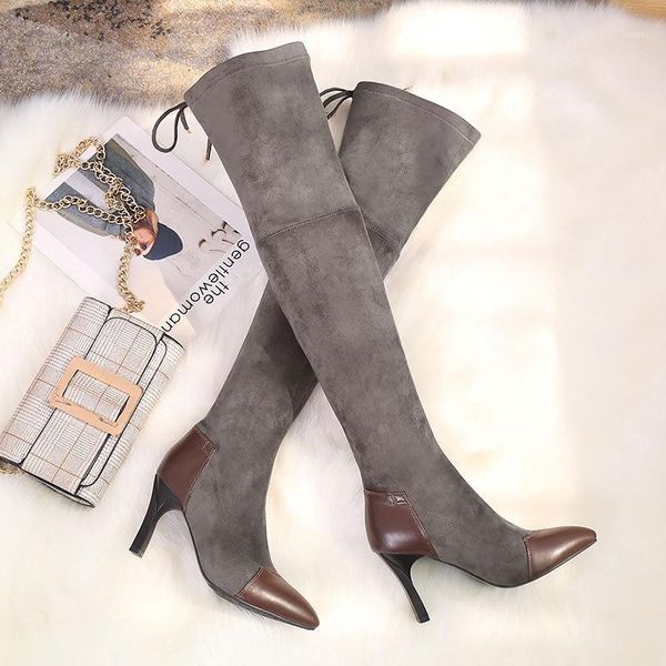 boots casual slip-on pointed toe fashion women pu platform mixed colors long super high square heel sewing winter shoes1, Black
boots casual slip-on pointed toe fashion women pu platform mixed colors long super high square heel sewing winter shoes1, Black