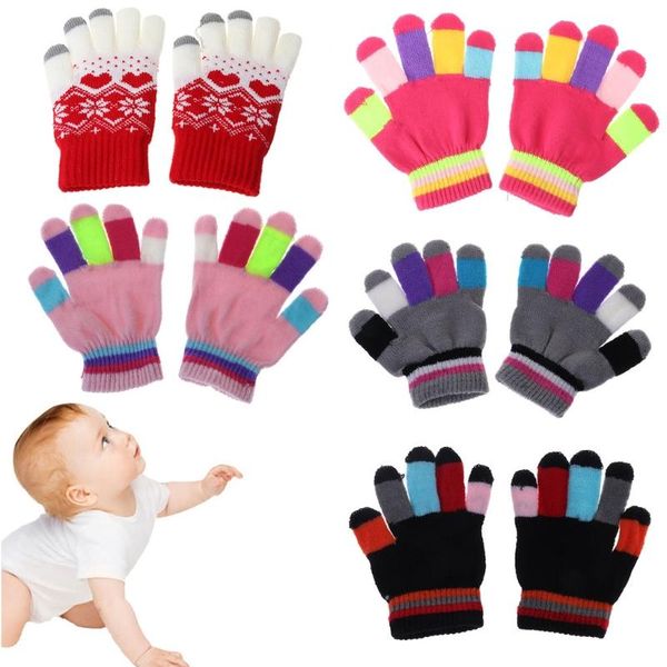hair accessories 1 pair kids gloves full finger warm winter children colorful stripe knitted boys girls solid glove multi color elastic, Slivery;white
hair accessories 1 pair kids gloves full finger warm winter children colorful stripe knitted boys girls solid glove multi color elastic, Slivery;white