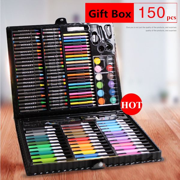 kawaii 150pcs/box art drawing tool set with watercolor pen crayons-oil pastel pencils palette paintings art supplies stationery
kawaii 150pcs/box art drawing tool set with watercolor pen crayons-oil pastel pencils palette paintings art supplies stationery