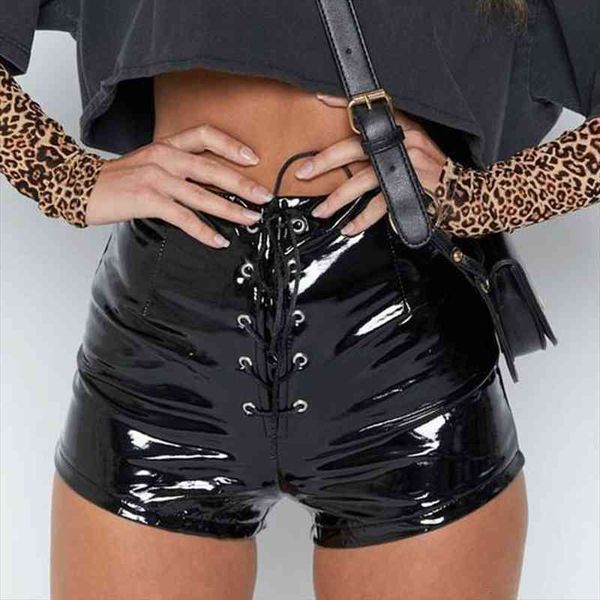 women high waist faux leather shorts slim lace up black red summer short pants casual fashion pvc shorts plus, White;black
women high waist faux leather shorts slim lace up black red summer short pants casual fashion pvc shorts plus, White;black