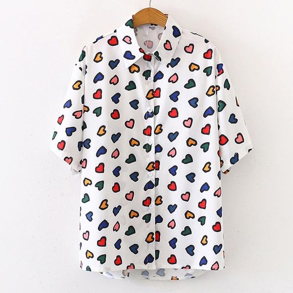 summer shirt fashion women retro print short sleeve casual shirt lapel blouse lady casual work office shirts hot, White
summer shirt fashion women retro print short sleeve casual shirt lapel blouse lady casual work office shirts hot, White