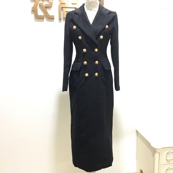 autumn and winter fashion women cashmere coat double-breasted slim woolen black luxury jacket1
autumn and winter fashion women cashmere coat double-breasted slim woolen black luxury jacket1