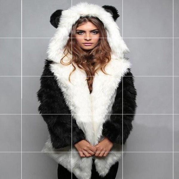 women's fur & faux 2021 style and hooded collar fashion warmth slim ladies jacket covered button short, Black
women's fur & faux 2021 style and hooded collar fashion warmth slim ladies jacket covered button short, Black