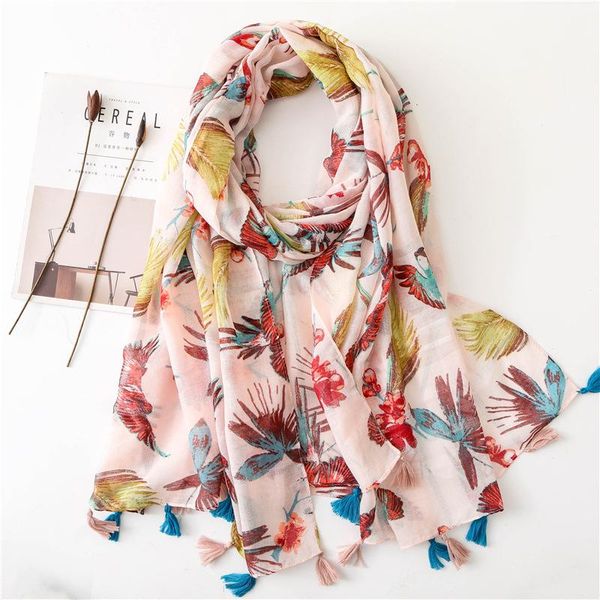 scarves 2021 spring and summer colorful bird sun protection scarf fashion cotton women beach super large print shawl, Blue;gray
scarves 2021 spring and summer colorful bird sun protection scarf fashion cotton women beach super large print shawl, Blue;gray