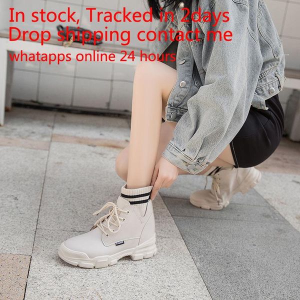 women's boots 2020 new wild spring and autumn sock plush thin single short boots british flat ins retro shoes leather, Black
women's boots 2020 new wild spring and autumn sock plush thin single short boots british flat ins retro shoes leather, Black