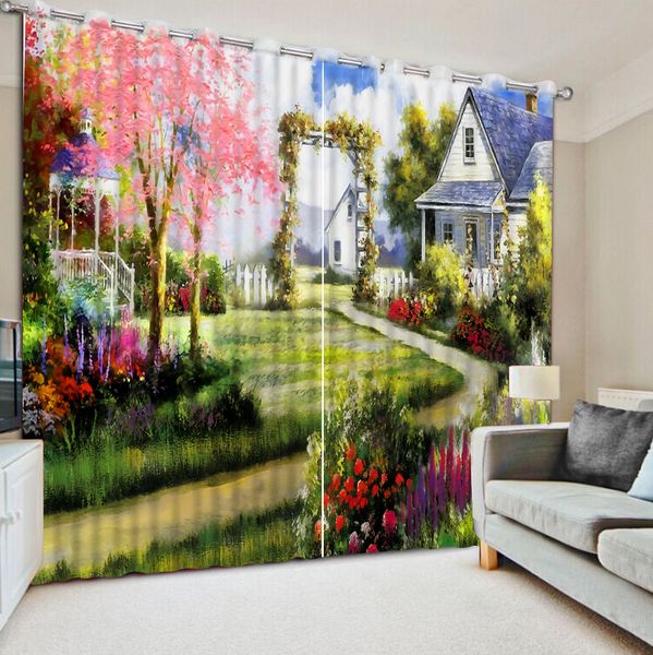 europea modern p part landscape painting oil villa window curtain for living room bedroom
europea modern p part landscape painting oil villa window curtain for living room bedroom
