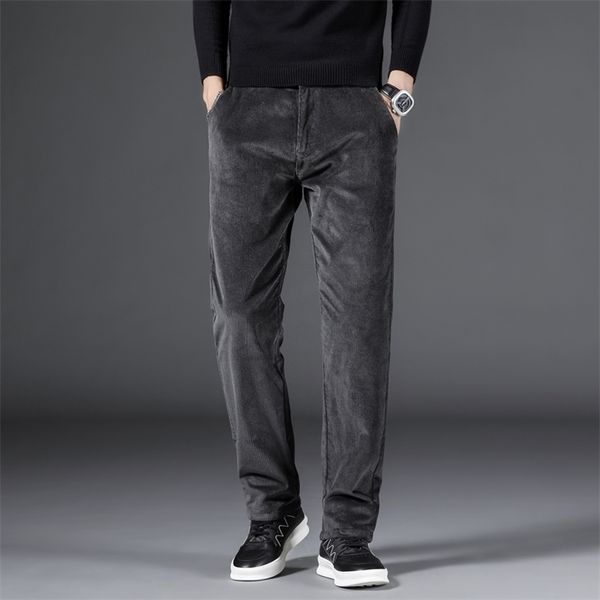 shan bao corduroy comfortable cotton men's straight casual pants autumn winter brand clothing classic embroidery trousers 201128, Black
shan bao corduroy comfortable cotton men's straight casual pants autumn winter brand clothing classic embroidery trousers 201128, Black