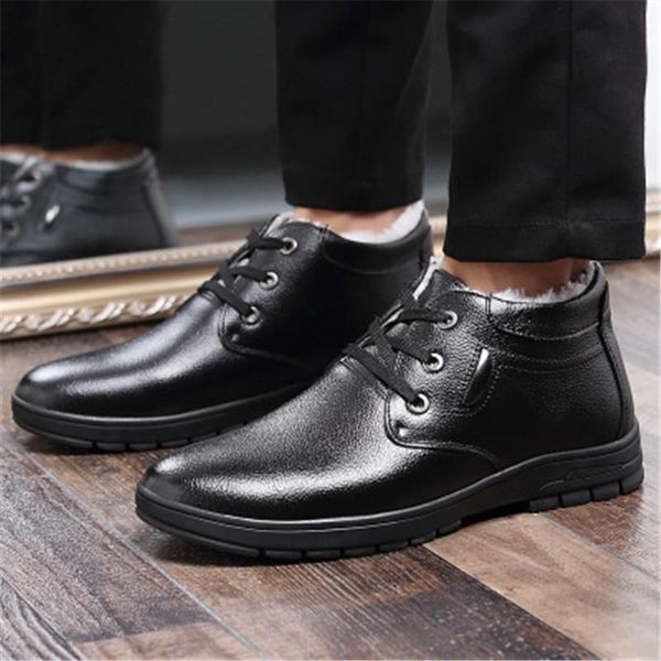 2020 men snow boots genuine leather warm winter ankle boots man safety shoes men fur botte hombre black
2020 men snow boots genuine leather warm winter ankle boots man safety shoes men fur botte hombre black