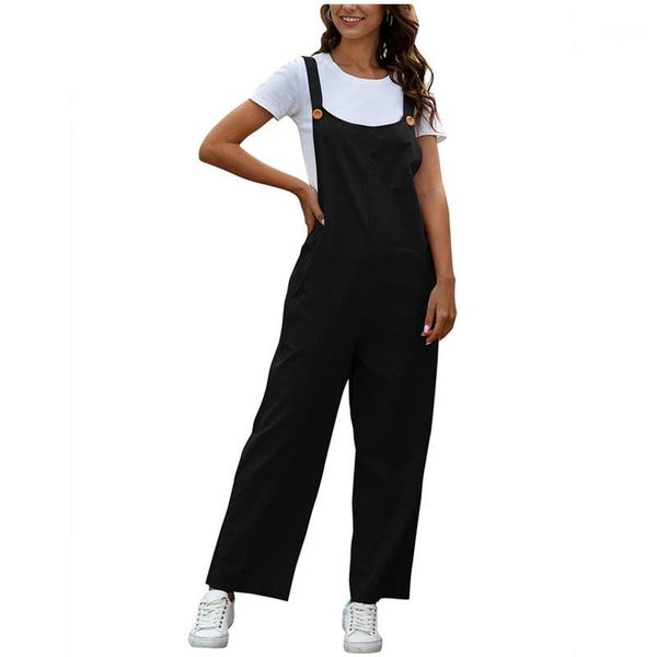 women's jumpsuits & rompers fashion women summer loose long trousers ladies casual black sleeveless open-back pocket jumpsuit1, Black;white
women's jumpsuits & rompers fashion women summer loose long trousers ladies casual black sleeveless open-back pocket jumpsuit1, Black;white