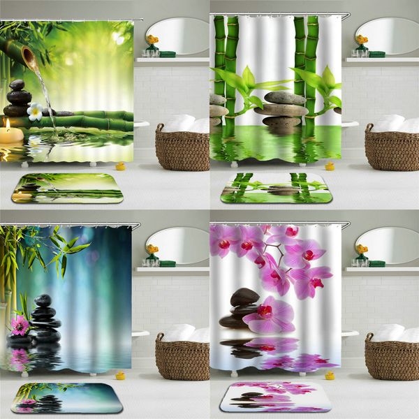 jardin zen shower curtain set with hooks fabric 3d bathroom shower curtains green curtain waterproof bath curtains or mat
jardin zen shower curtain set with hooks fabric 3d bathroom shower curtains green curtain waterproof bath curtains or mat
