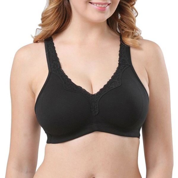 yandw new black bra for women wireless full cups everyday bras plus size b c d e f 36 38 40 42 44 46 48 50 201202, Red;black
yandw new black bra for women wireless full cups everyday bras plus size b c d e f 36 38 40 42 44 46 48 50 201202, Red;black