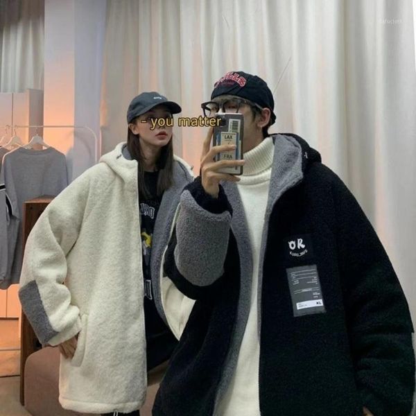 2020 new sweater men's double layer cashmere solid color lapel men's pullover long sleeve winter loose warm clothing1, White;black
2020 new sweater men's double layer cashmere solid color lapel men's pullover long sleeve winter loose warm clothing1, White;black
