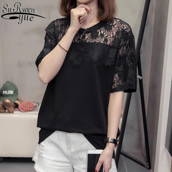 2021 new korea style woman shirt short sleeve hollow out woman blouse lace decoration woman's shirt office lady 9016 50, White
2021 new korea style woman shirt short sleeve hollow out woman blouse lace decoration woman's shirt office lady 9016 50, White