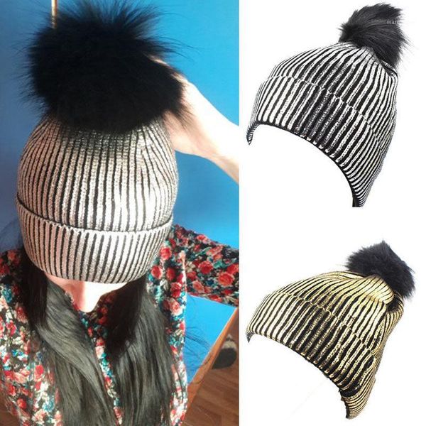 New Fashion Winter Warm Women Gold Knitted Beanies Hat Ladies Wool Blend Fur Pom Beanie Bobble Ski Cap Stylish Womens Beanies1, Blue;gray
New Fashion Winter Warm Women Gold Knitted Beanies Hat Ladies Wool Blend Fur Pom Beanie Bobble Ski Cap Stylish Womens Beanies1, Blue;gray