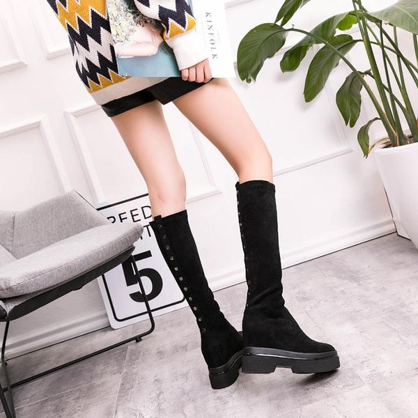 autumn and winter high-warmth korean style over-the-knee stretch boots women's thick-soled casual women's boots fd-65, Black
autumn and winter high-warmth korean style over-the-knee stretch boots women's thick-soled casual women's boots fd-65, Black