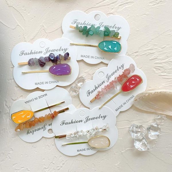 hair accessories 2021 natural stone hairpin korean version of dongdaemun dripping oil word clip set
hair accessories 2021 natural stone hairpin korean version of dongdaemun dripping oil word clip set