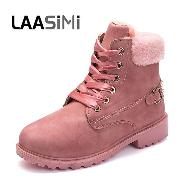 laasimi plush women ankle boots casual martin shoes woman winter boots warm female shoes booties plus size female, Black
laasimi plush women ankle boots casual martin shoes woman winter boots warm female shoes booties plus size female, Black