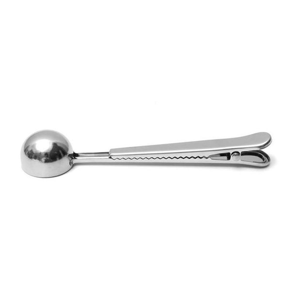 2 in 1 durable stainless steel spoon with bag clip coffee measuring spoon ground tea scoop with bag seal clip measuri jllpkm comb2010 
2 in 1 durable stainless steel spoon with bag clip coffee measuring spoon ground tea scoop with bag seal clip measuri jllpkm comb2010